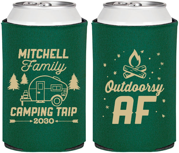 Personalized Family Vacation Can Coolers - Camping Trip | 180018