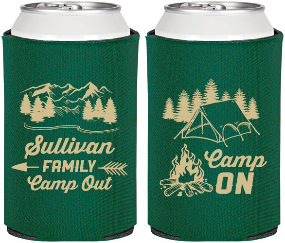 Personalized Family Vacation Can Coolers - Family Camp Out | 180019