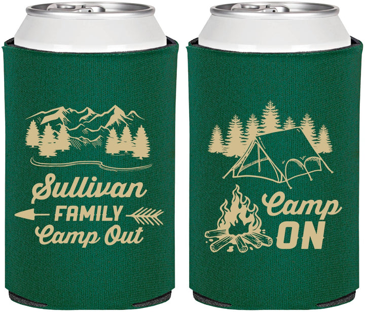 Personalized Family Vacation Can Coolers - Family Camp Out | 180019