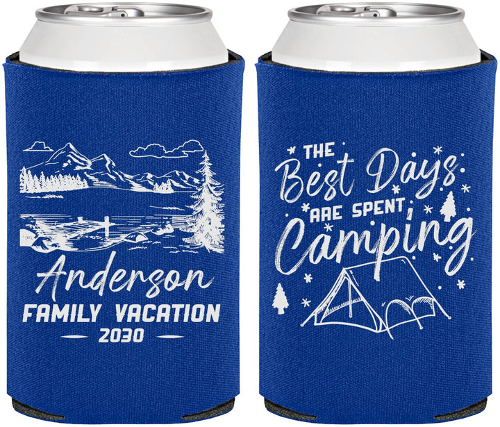 Personalized Family Vacation Can Coolers - Camping Trip | 180025