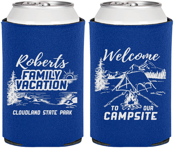 Personalized Family Vacation Can Coolers - Camping Trip | 180026