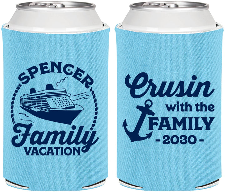 Personalized Family Vacation Can Coolers - Cruisin Ship | 180037