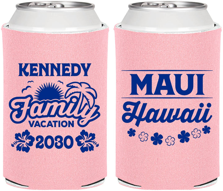 Personalized Family Vacation Can Coolers - Hawaii | 180040
