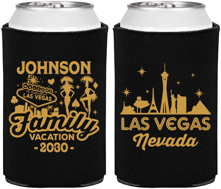 Personalized Family Vacation Can Coolers - Las Vegas | 180048