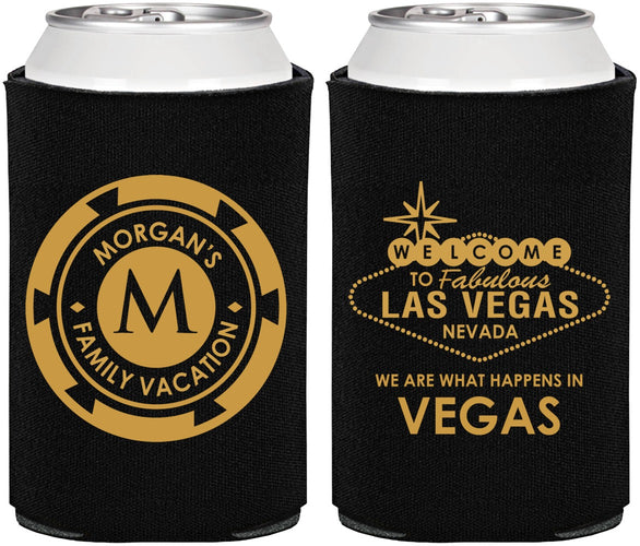 Personalized Family Vacation Can Coolers - Las Vegas | 180049
