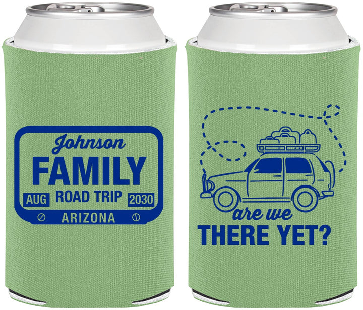 Personalized Family Vacation Can Coolers - Road Trip Car | 180050