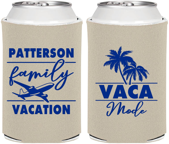 Personalized Family Vacation Can Coolers - Vaca Mode Trip | 180054