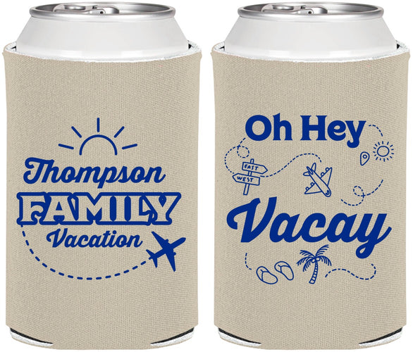 Personalized Family Vacation Can Coolers - Beach | 180056