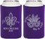 Personalized Mardi Gras Can Coolers - Fleur De Lis | 190010