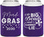 Personalized Mardi Gras Can Coolers - Big Bead Fleur De Lis | 190018