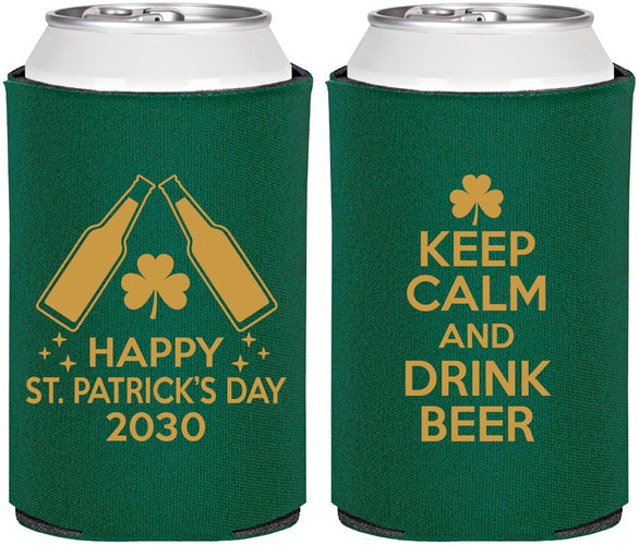 Personalized St Patricks Day Can Coolers - Clover Irish | 200005