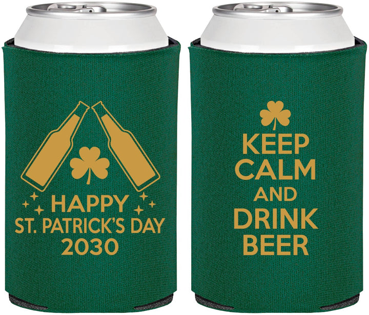 Personalized St Patricks Day Can Coolers - Clover Irish | 200005