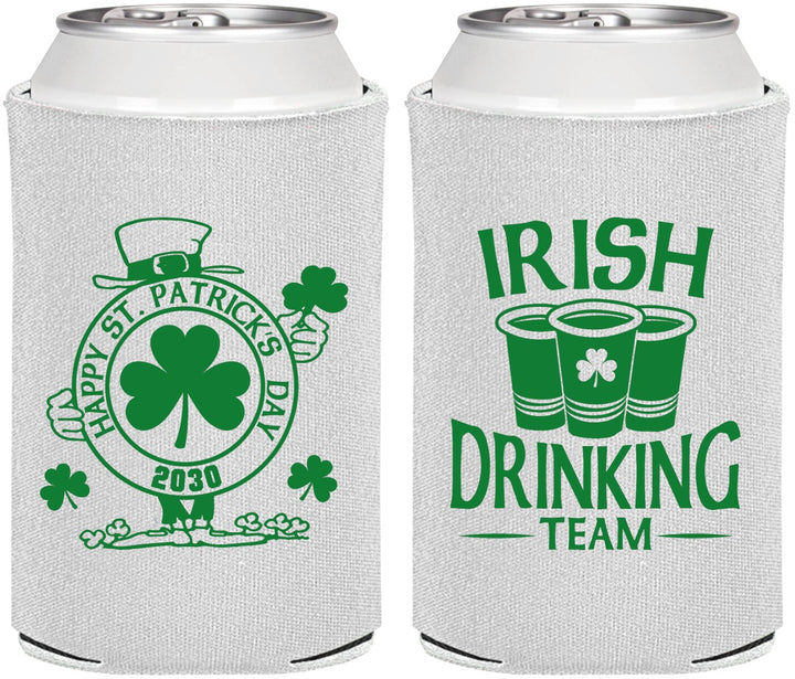 Personalized St Patricks Day Can Coolers - Irish Drinking Team | 200006