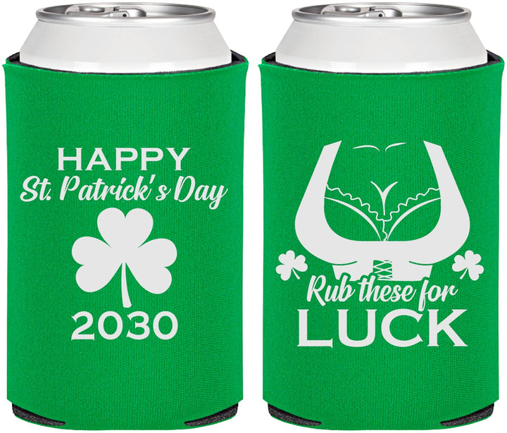 Personalized St Patricks Day Can Coolers - Clover Irish | 200008