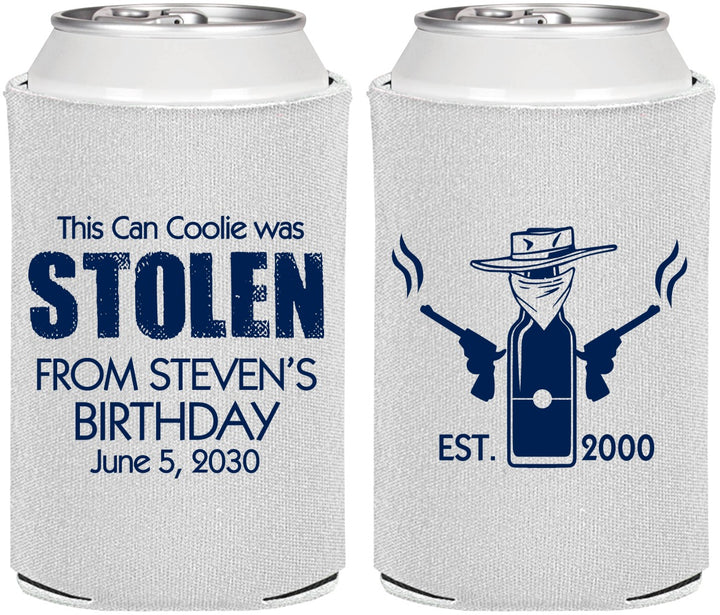 Personalized Birthday Can Coolers - 30th | 20007