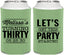 Personalized Birthday Can Coolers - 30th | 20017