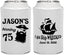 Personalized Birthday Can Coolers - 75th Shipwrecked | 20029