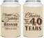 Personalized Birthday Can Coolers - 40th | 20042