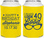 Personalized Birthday Can Coolers - 40th | 20048