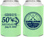 Personalized Birthday Can Coolers - 50th Nautical | 20065