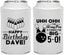 Personalized Birthday Can Coolers - 50th Bowing | 20071