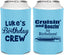Personalized Birthday Can Coolers - Crusin Boozin | 20073