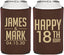 Personalized Birthday Can Coolers - 18th | 20074