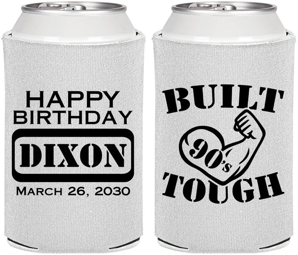 Personalized Birthday Can Coolers - Built Tough | 20078