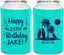 Personalized Birthday Can Coolers - 25th Beach | 20079