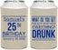 Personalized Birthday Can Coolers - 25th | 20094
