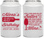 Personalized Birthday Can Coolers - 25th Wine | 20099