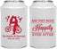 Personalized Wedding Can Coolers - Happily Ever After Bicycle | 201