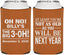 Personalized Birthday Can Coolers - 30th Big 3 Oh | 20125