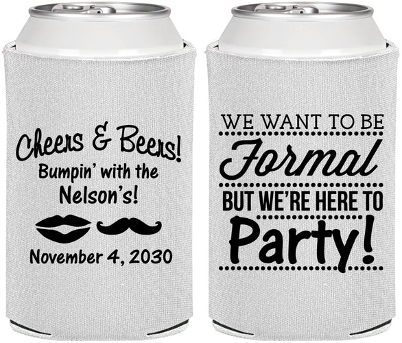 Personalized Birthday Can Coolers - Cheers Beers Formal | 20133