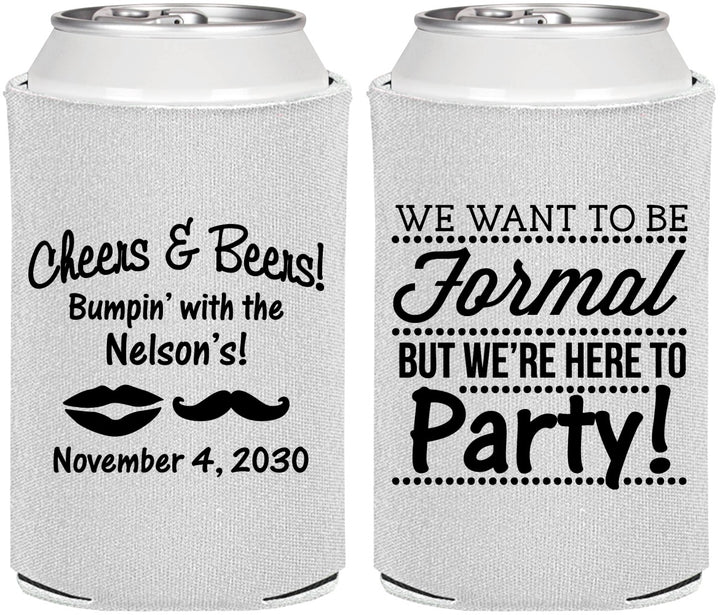 Personalized Birthday Can Coolers - Cheers Beers Formal | 20133