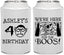 Personalized Birthday Can Coolers - 40th Halloween | 20145