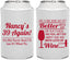 Personalized Birthday Can Coolers - 40th Wine | 20154