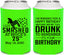 Personalized Birthday Can Coolers - 75th | 20195