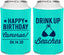 Personalized Birthday Can Coolers - Drink Up Beaches | 20208