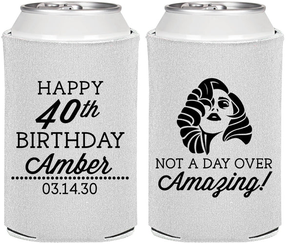 Personalized Birthday Can Coolers - 40th | 20222