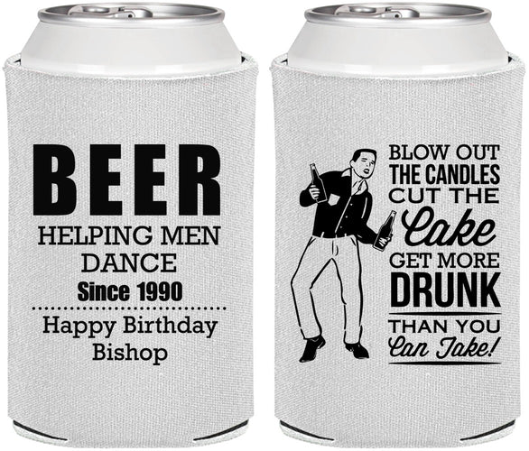 Personalized Birthday Can Coolers - 40th | 20231