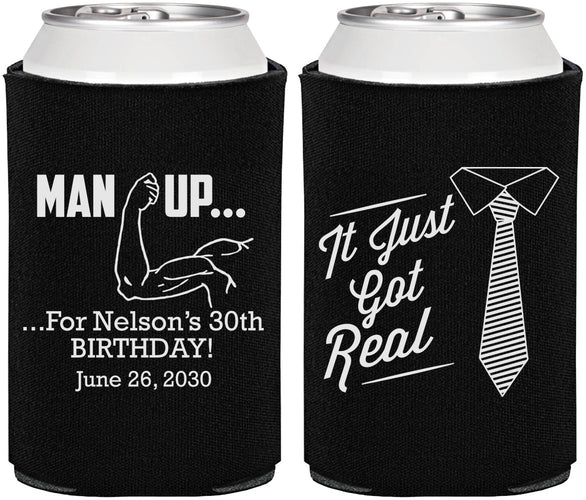Personalized Birthday Can Coolers - 30th | 20234