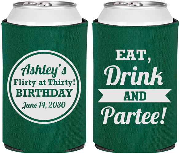 Personalized Birthday Can Coolers - 30th | 20242