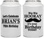 Personalized Birthday Can Coolers - 70th | 20251