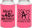 Personalized Birthday Can Coolers - 40th | 20258