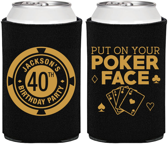 Personalized Birthday Can Coolers - 40th Las Vegas | 20261