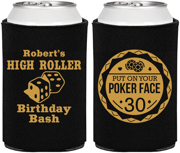 Personalized Birthday Can Coolers - 30th Las Vegas | 20262