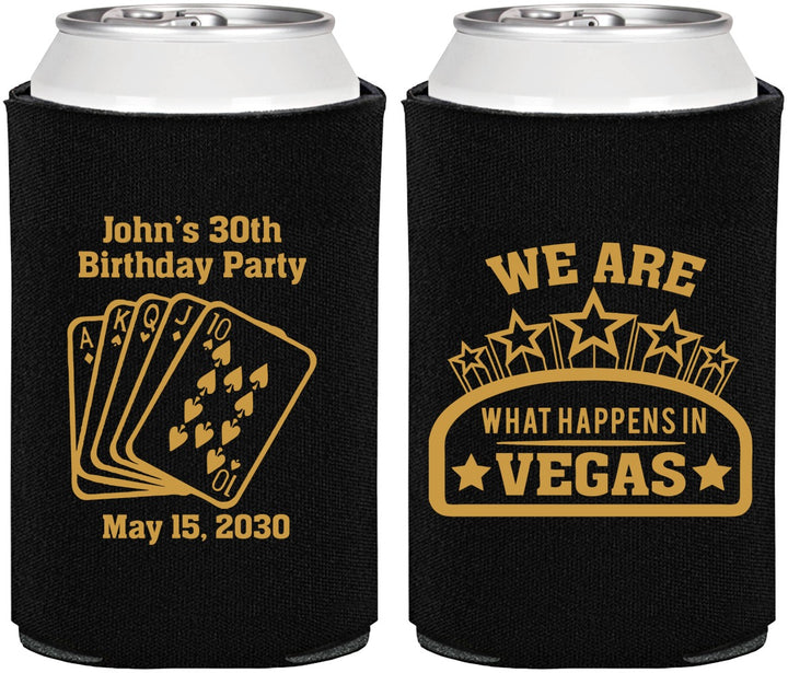Personalized Birthday Can Coolers - 20th Las Vegas | 20263