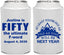 Personalized Birthday Can Coolers - 50th | 20268