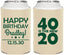 Personalized Birthday Can Coolers - 40 Is The New 20 | 20269